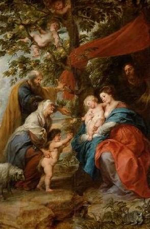 Peter Paul Rubens Holy Family under the Apple Tree oil painting picture